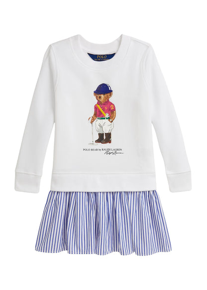 Vestido Polar Falda Rayada Polo Bear