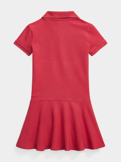 Vestido Polo Rojo Pimienta Piqué