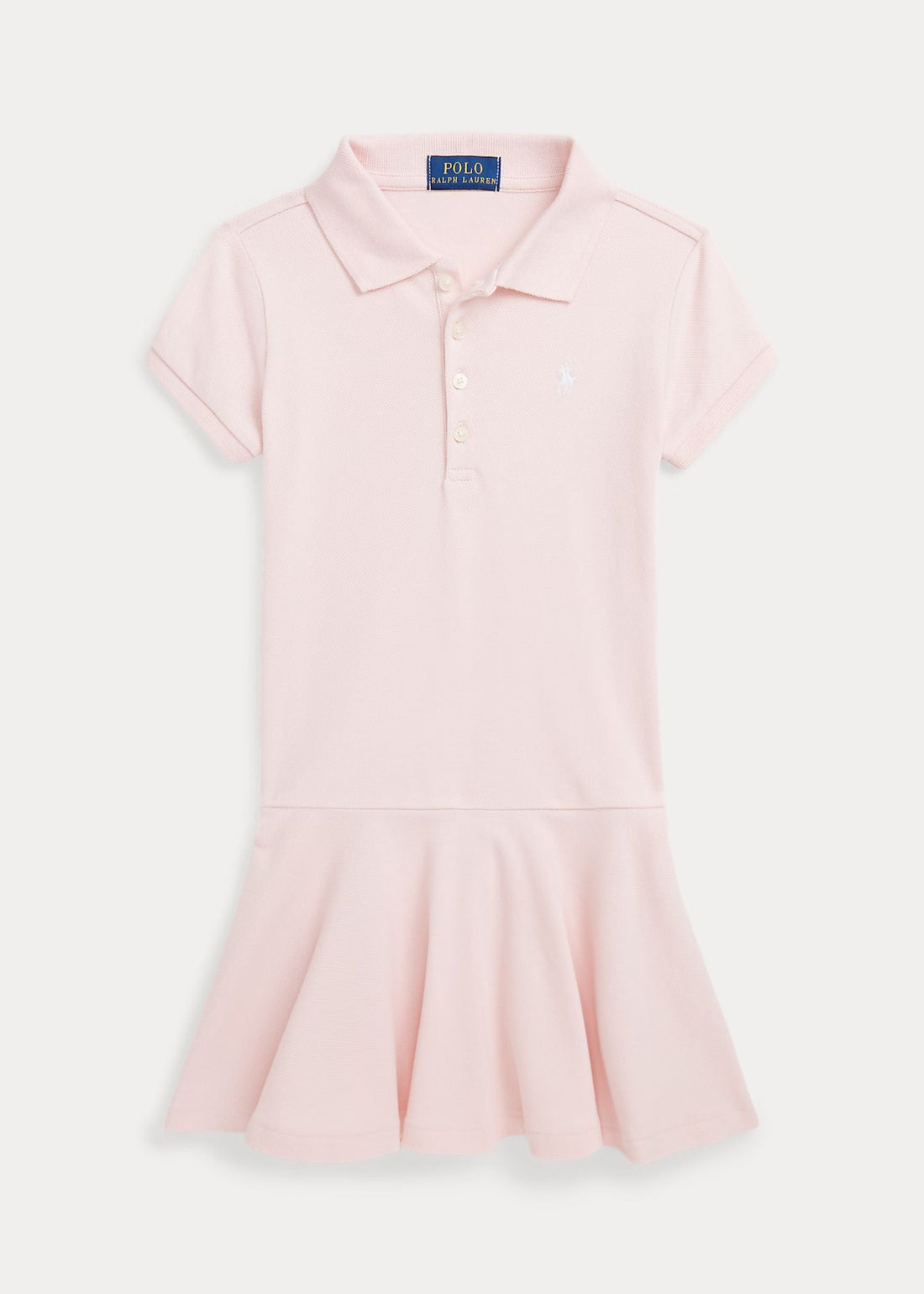 Vestido Tipo Polo Rosa Pálido
