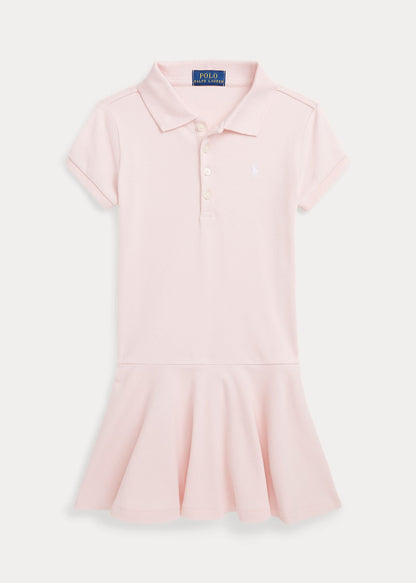 Vestido Tipo Polo Rosa Pálido