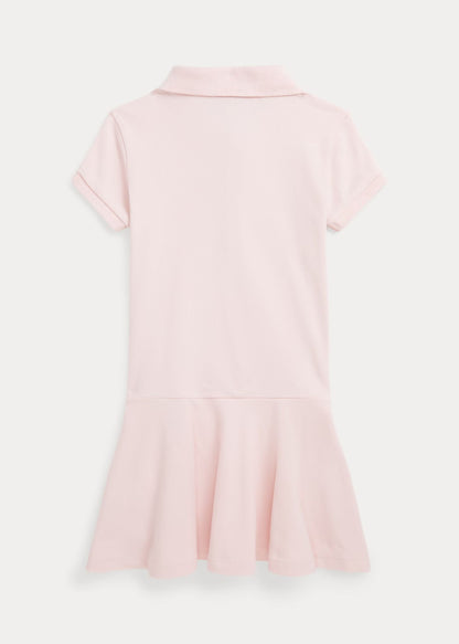 Vestido Tipo Polo Rosa Pálido