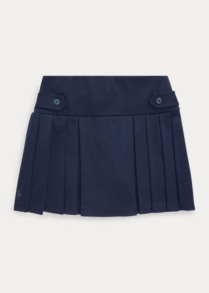 Flada Short Plisada Azul