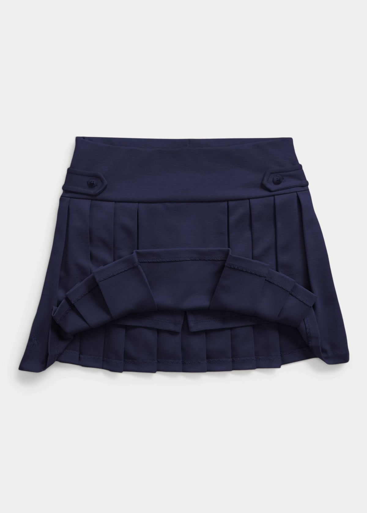 Flada Short Plisada Azul