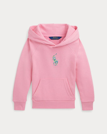 Hoodie Rosa Bordado Floral