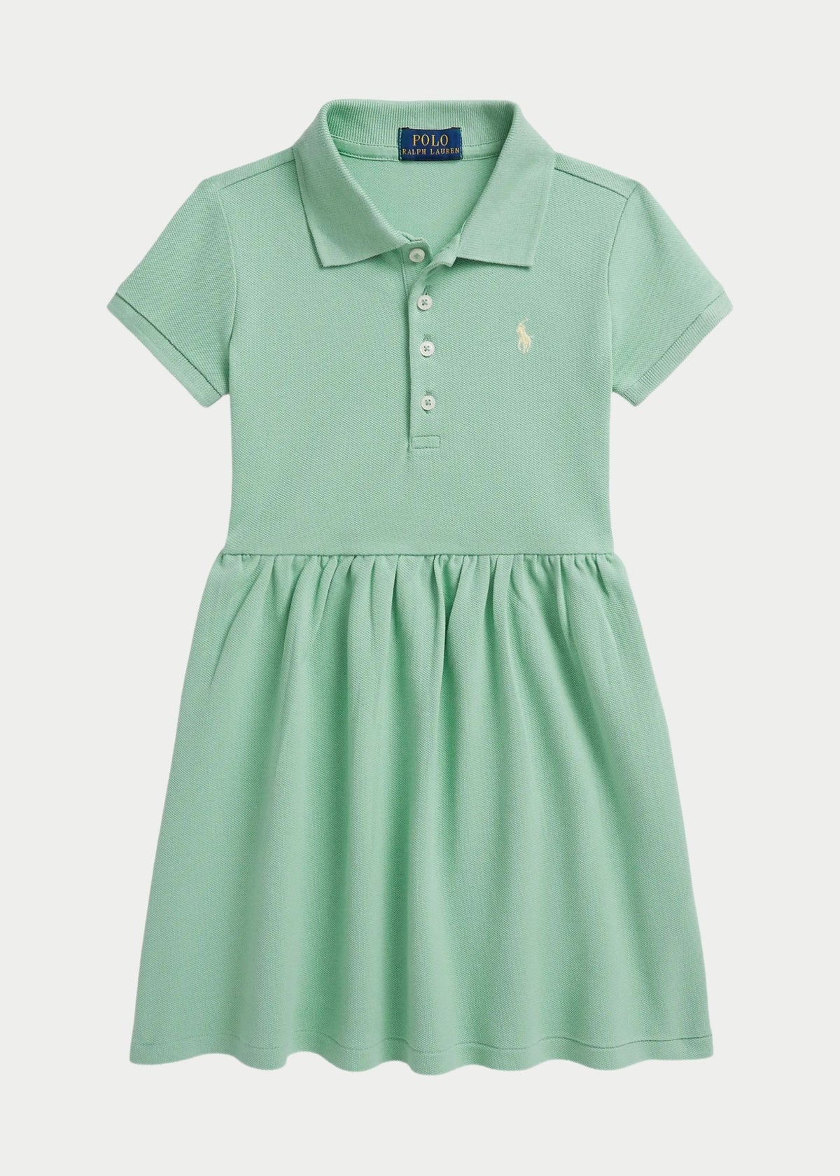 Vestido Pique Algodón Celadón
