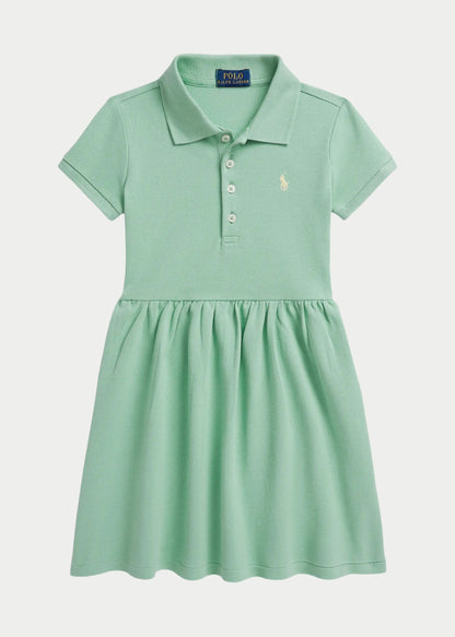 Vestido Pique Algodón Celadón