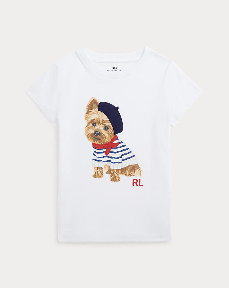 Camiseta Blanca Estampada Niña