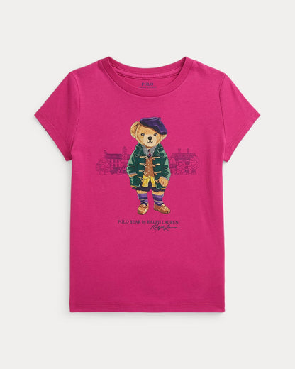 Camiseta Fucsia Polo Bear Niña