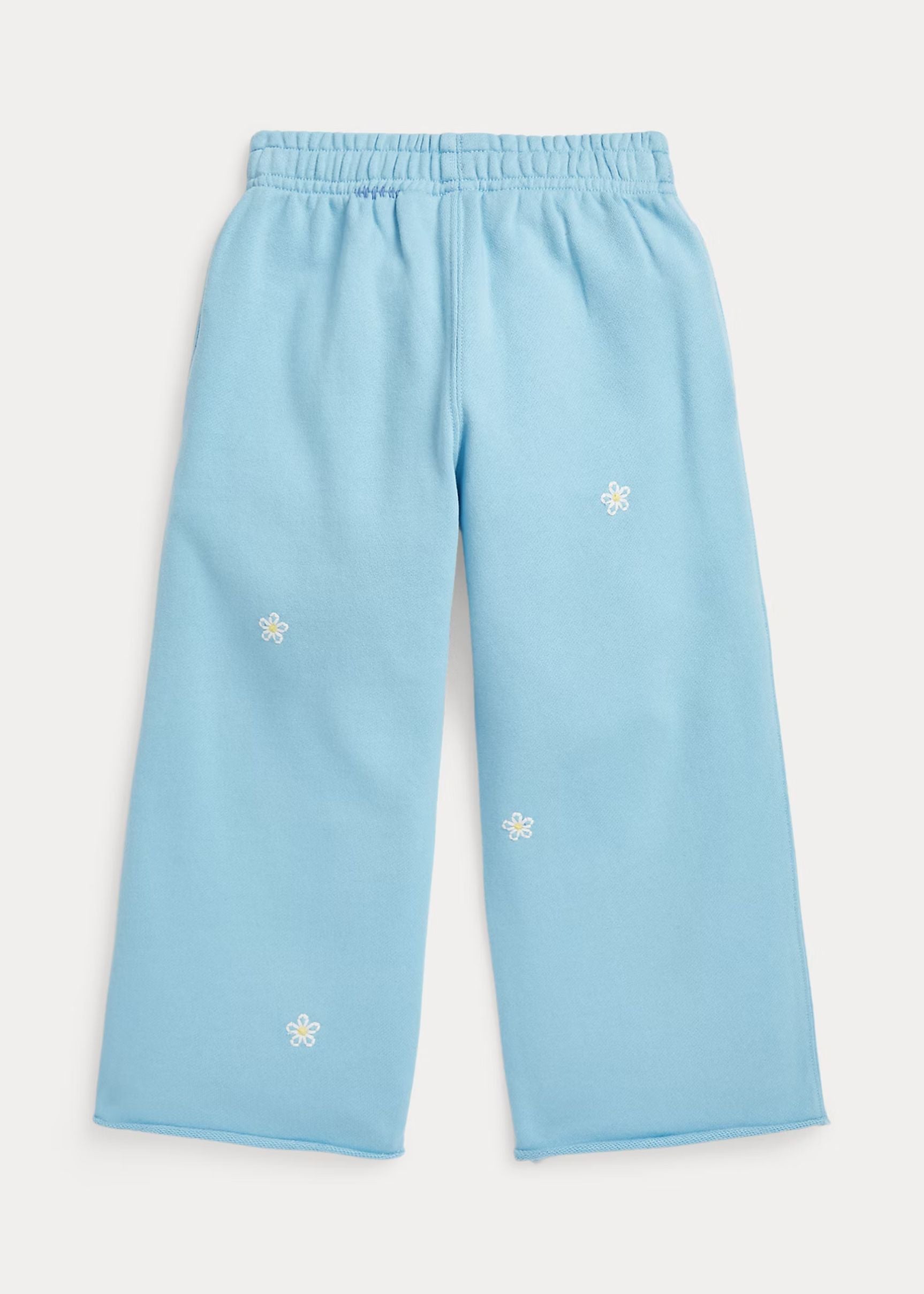 Pantalón Algodón Azul Claro Bordado Niña