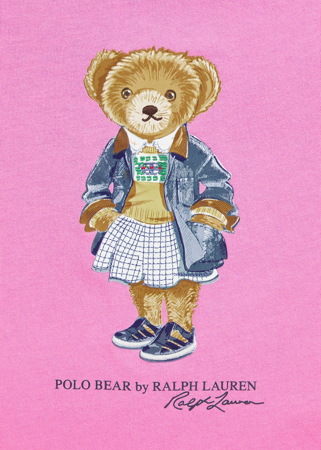 Camiseta Polo Bear Rosa Better Cotton Niña