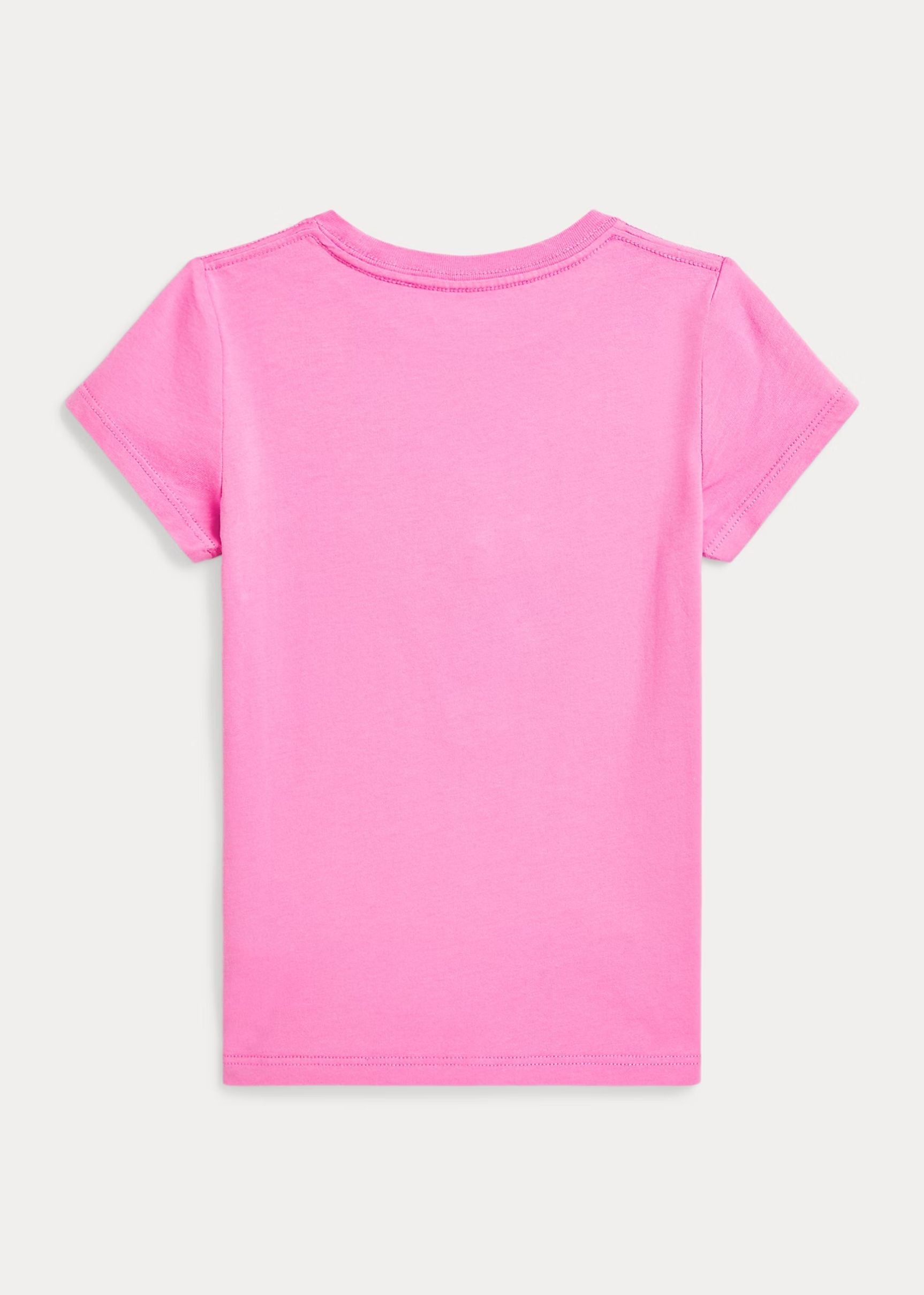 Camiseta Polo Bear Rosa Better Cotton Niña