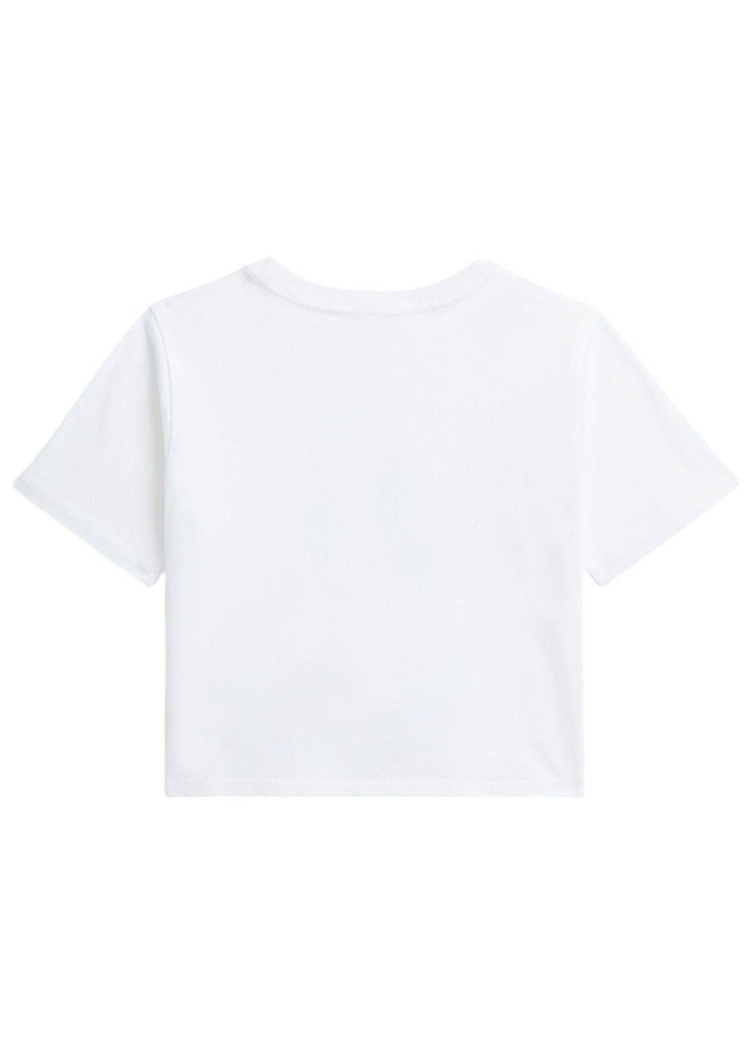 Camiseta Polo Bear Oversize Blanca Niña