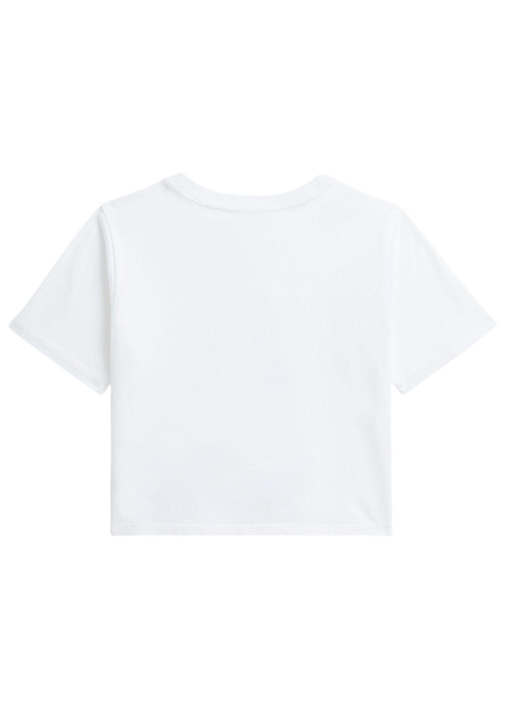 Camiseta Polo Bear Oversize Blanca Niña