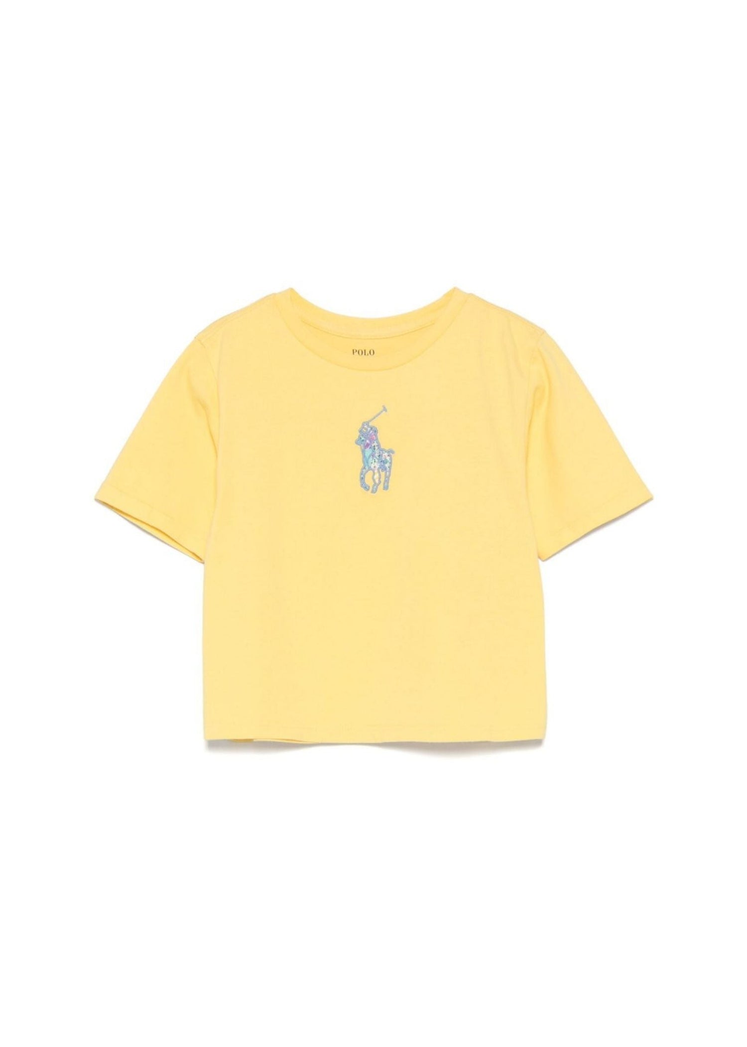 Camiseta Cropped Amarilla Niña