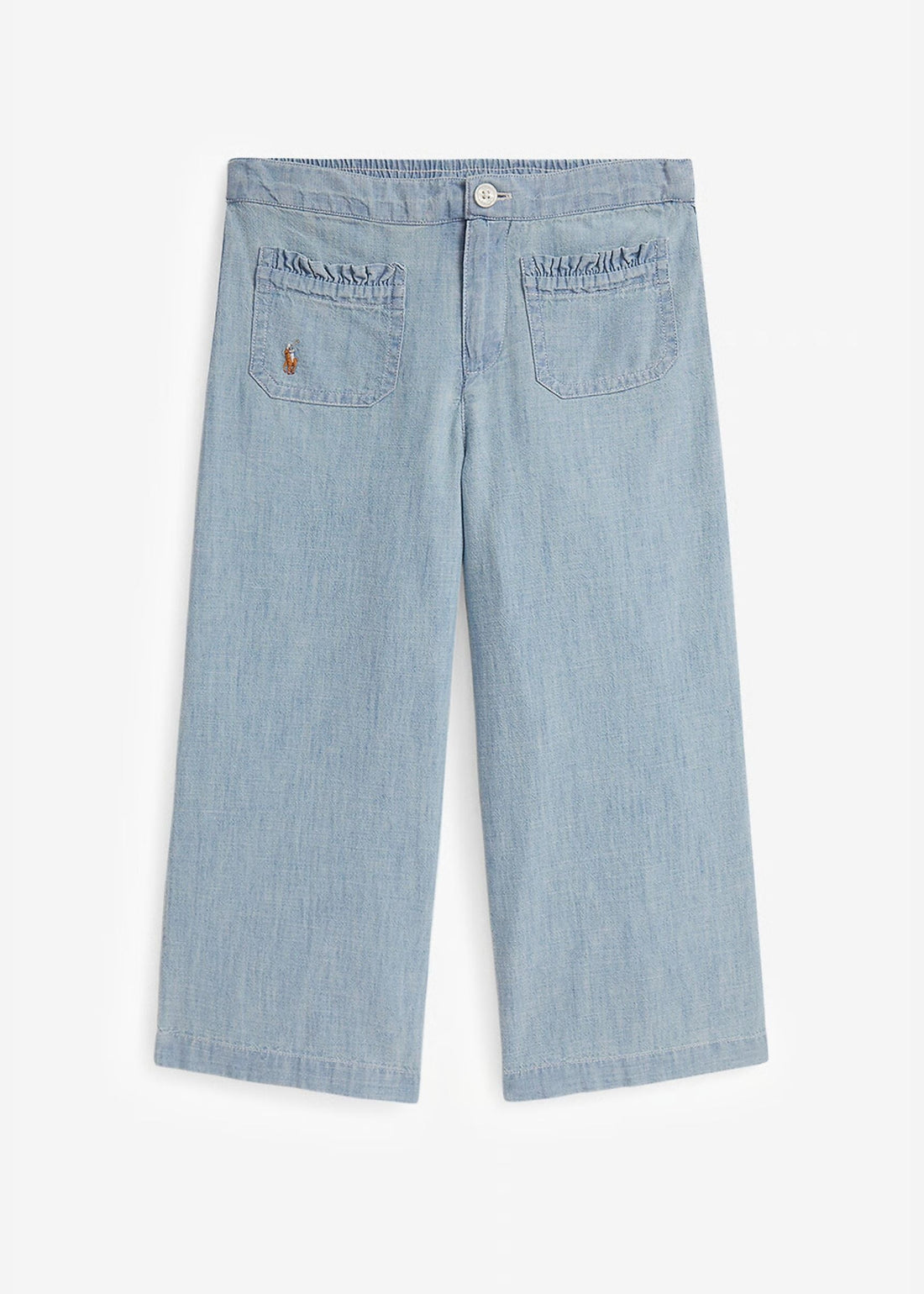 Pantalón Ancho Chambray Niña