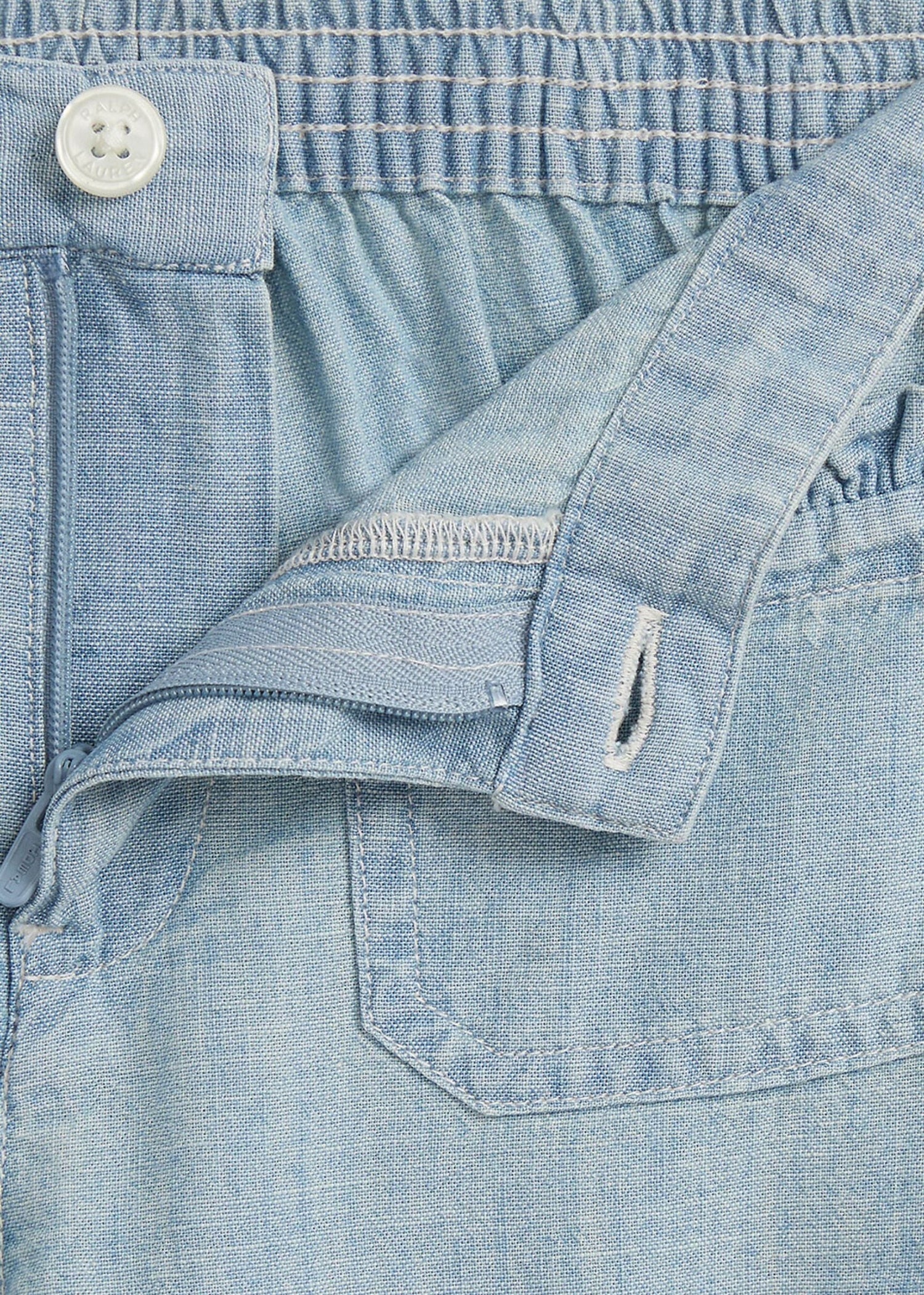 Pantalón Ancho Chambray Niña