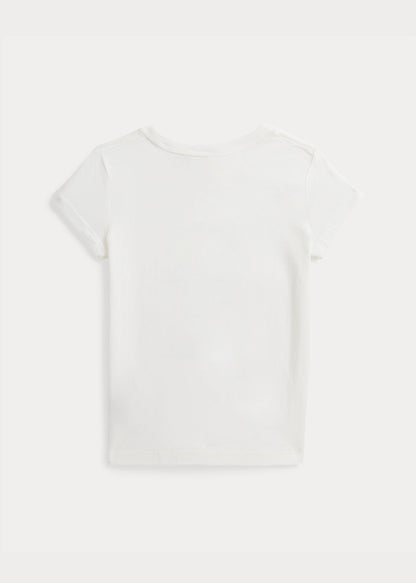 Camiseta Blanca Polo Bear Niña