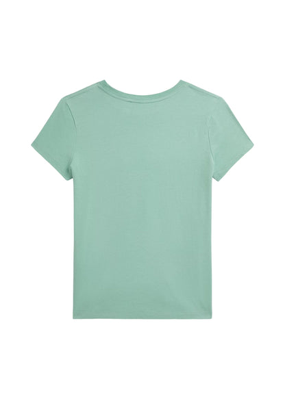 Camiseta Puppy Print Celadon