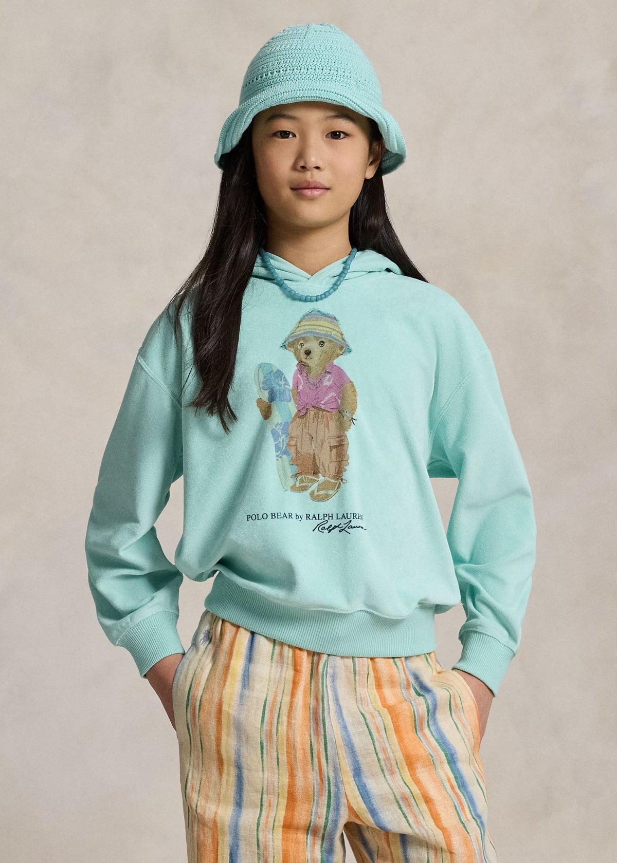 Hoddie Surfer Polo Bear Parakeet