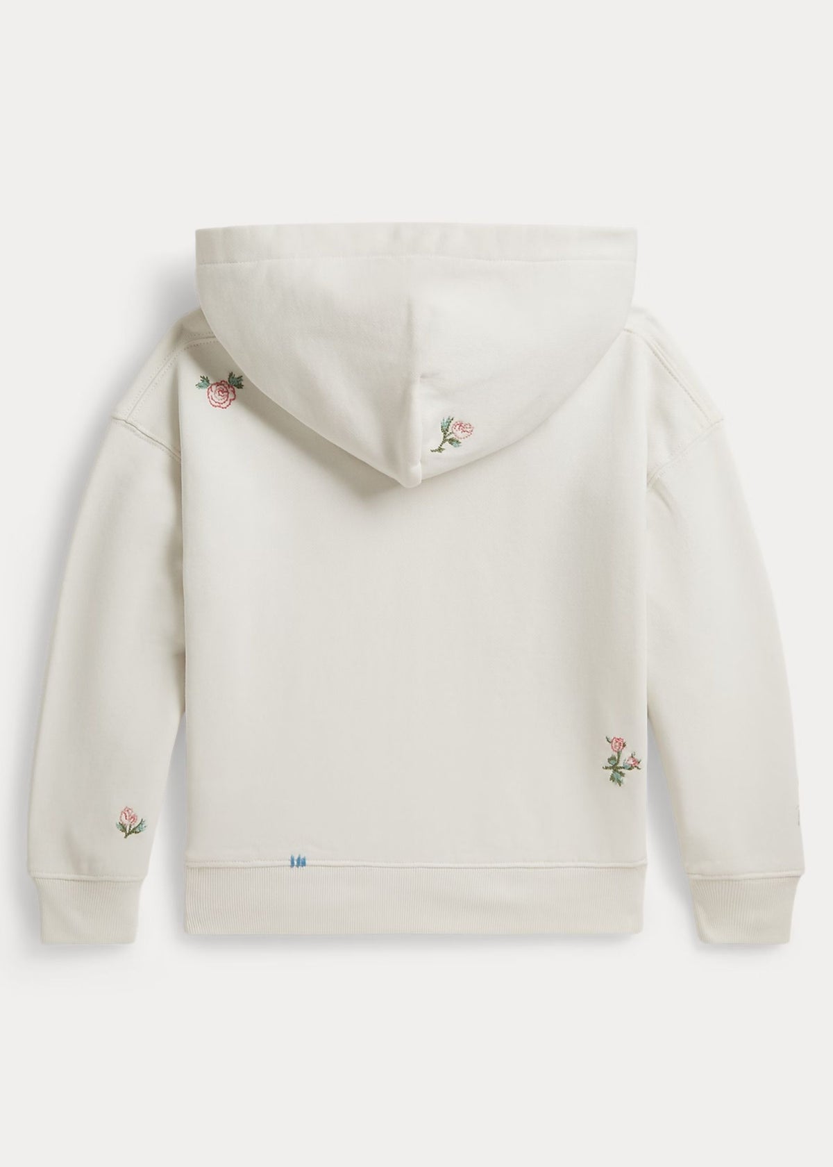 Hoodie Bordado Blanco Deslavado