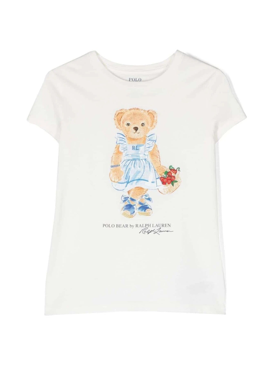 Camiseta Polo Bear Blanca Manga Corta bebé