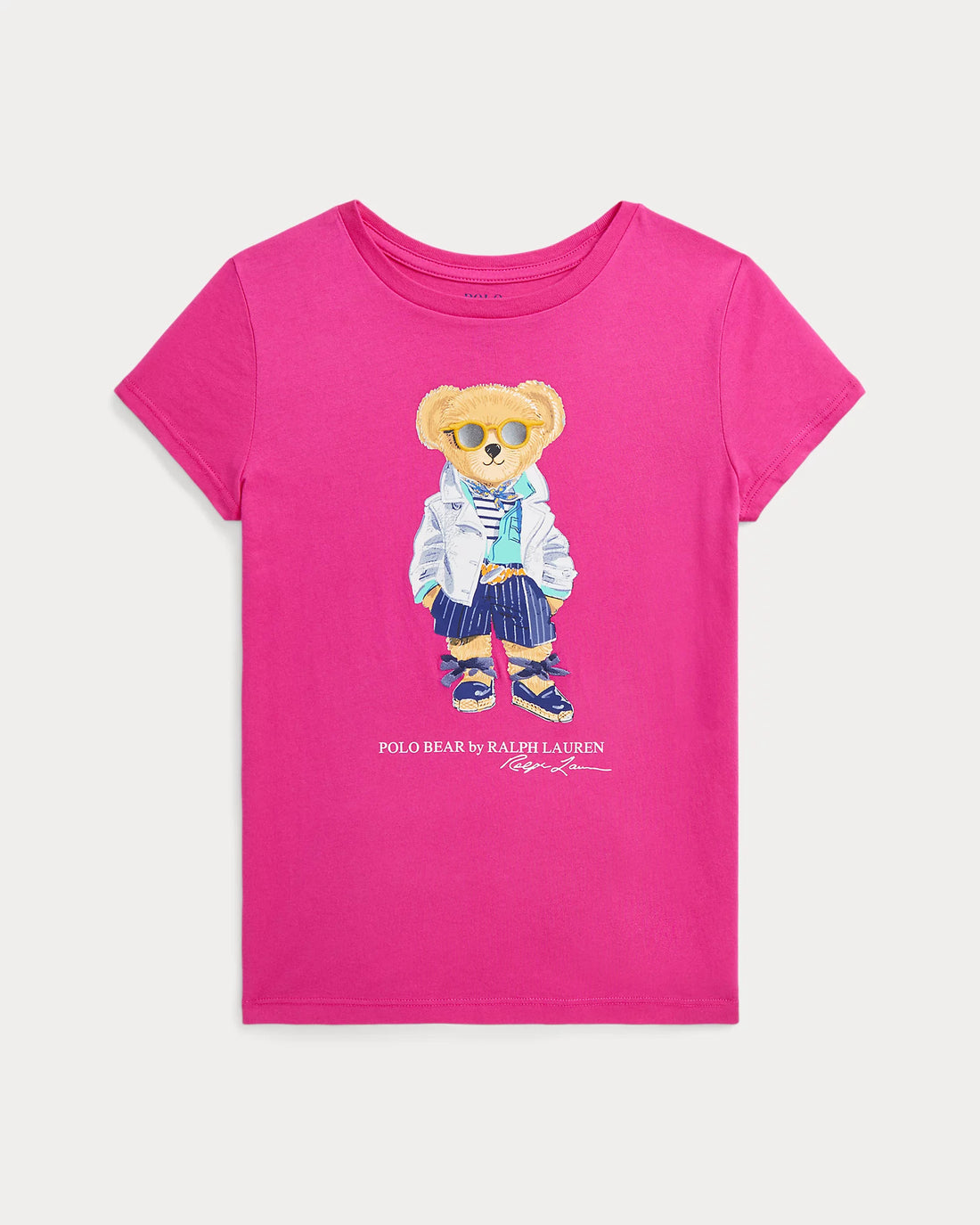 Camiseta Rosa Polo Bear Niña