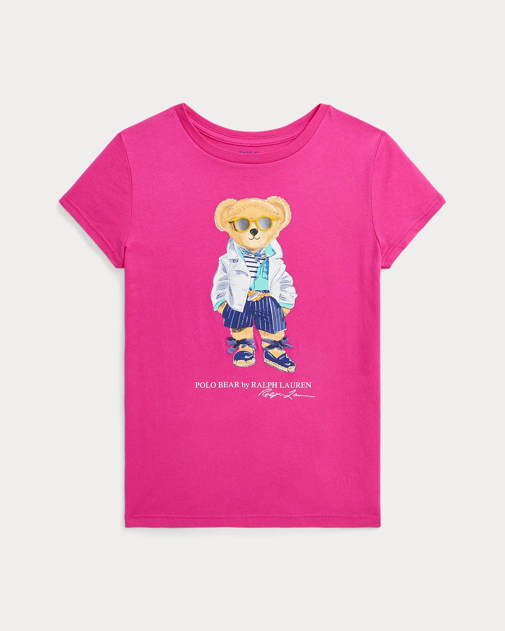 Camiseta Fucsia Polo Bear Niña