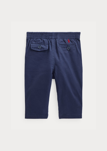 Pantalón Chino Elástico Azul Bebé