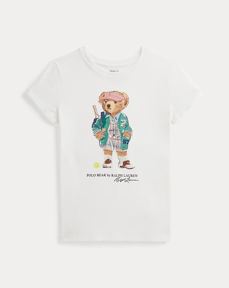 Camiseta Blanca Polo Bear Niña