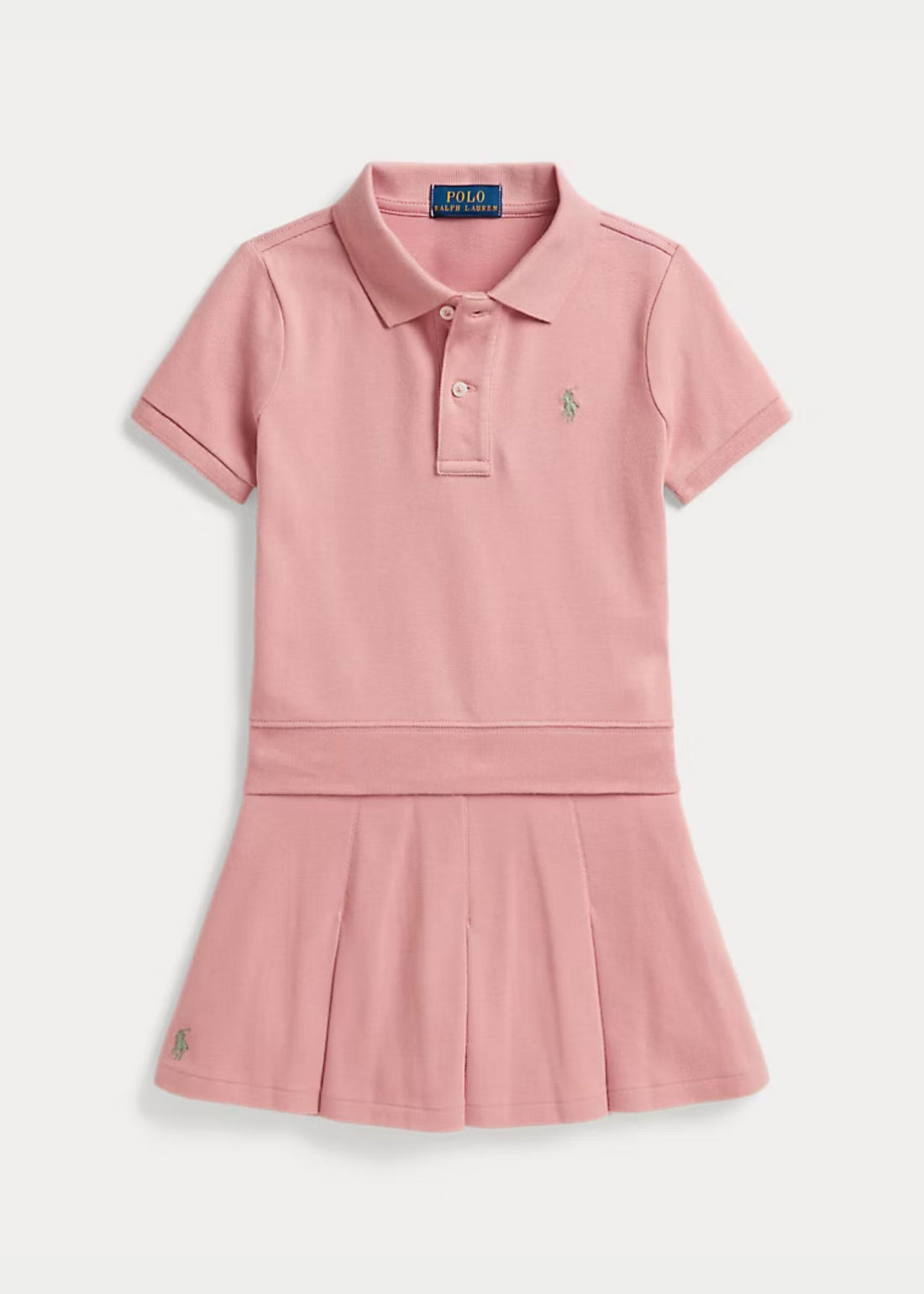 Set Polo | Falda Short Rosa