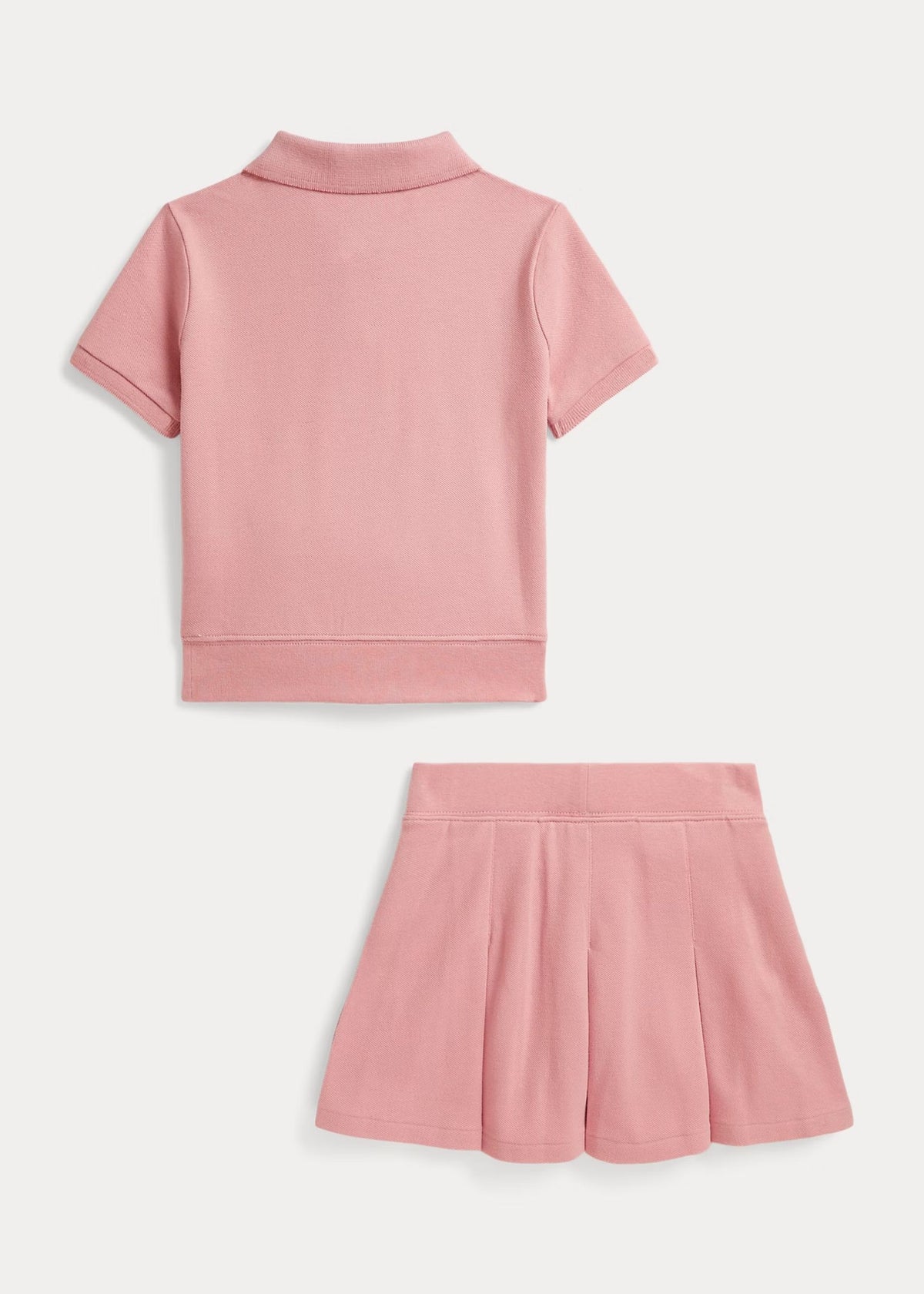 Set Polo | Falda Short Rosa