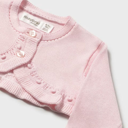 Cárdigan Tricot Rosa