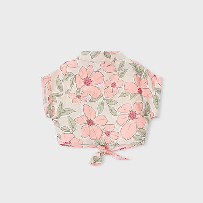 Twin Set Floral Art Mandarina