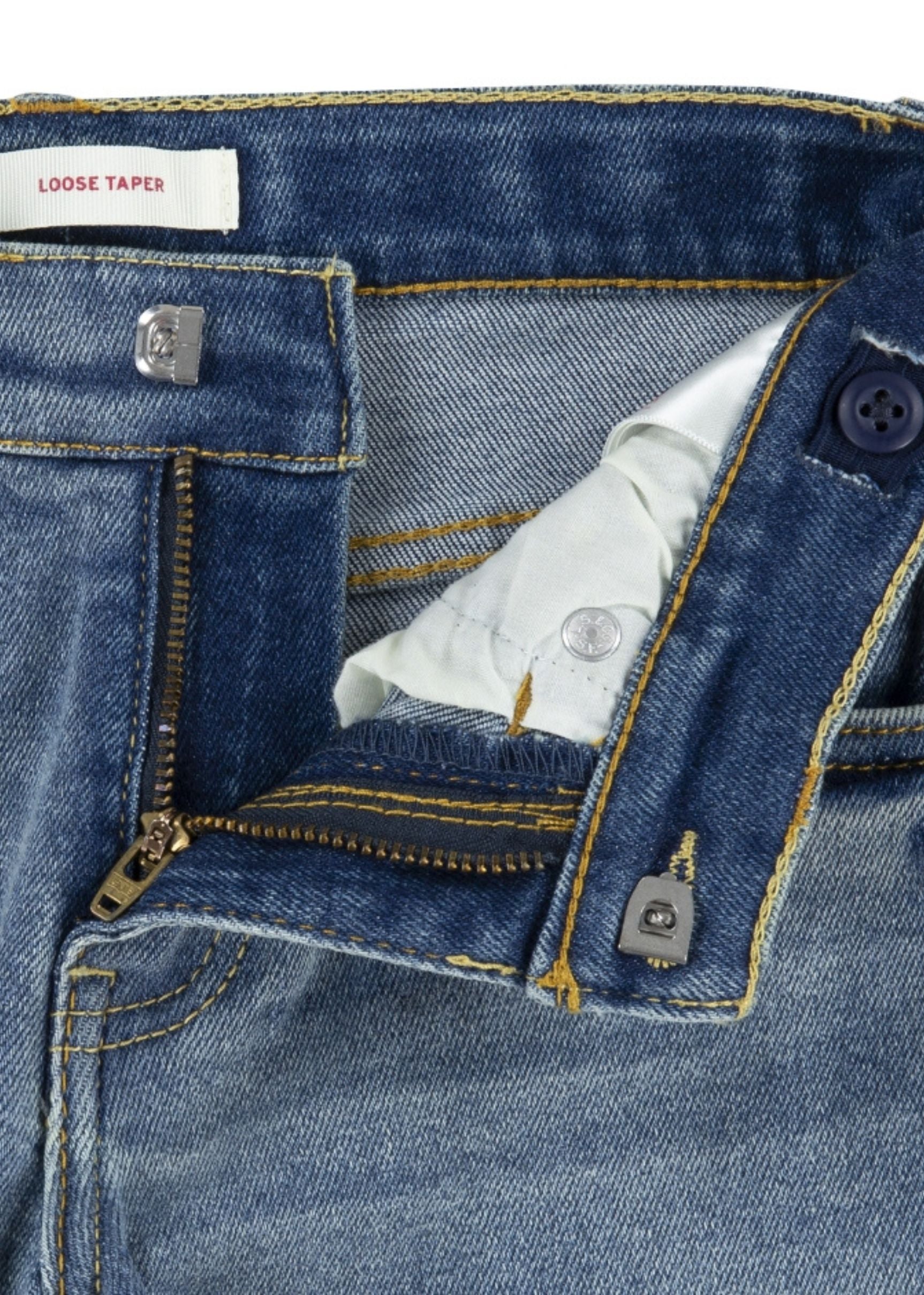 Jeans Wide Leg Stretch Denim