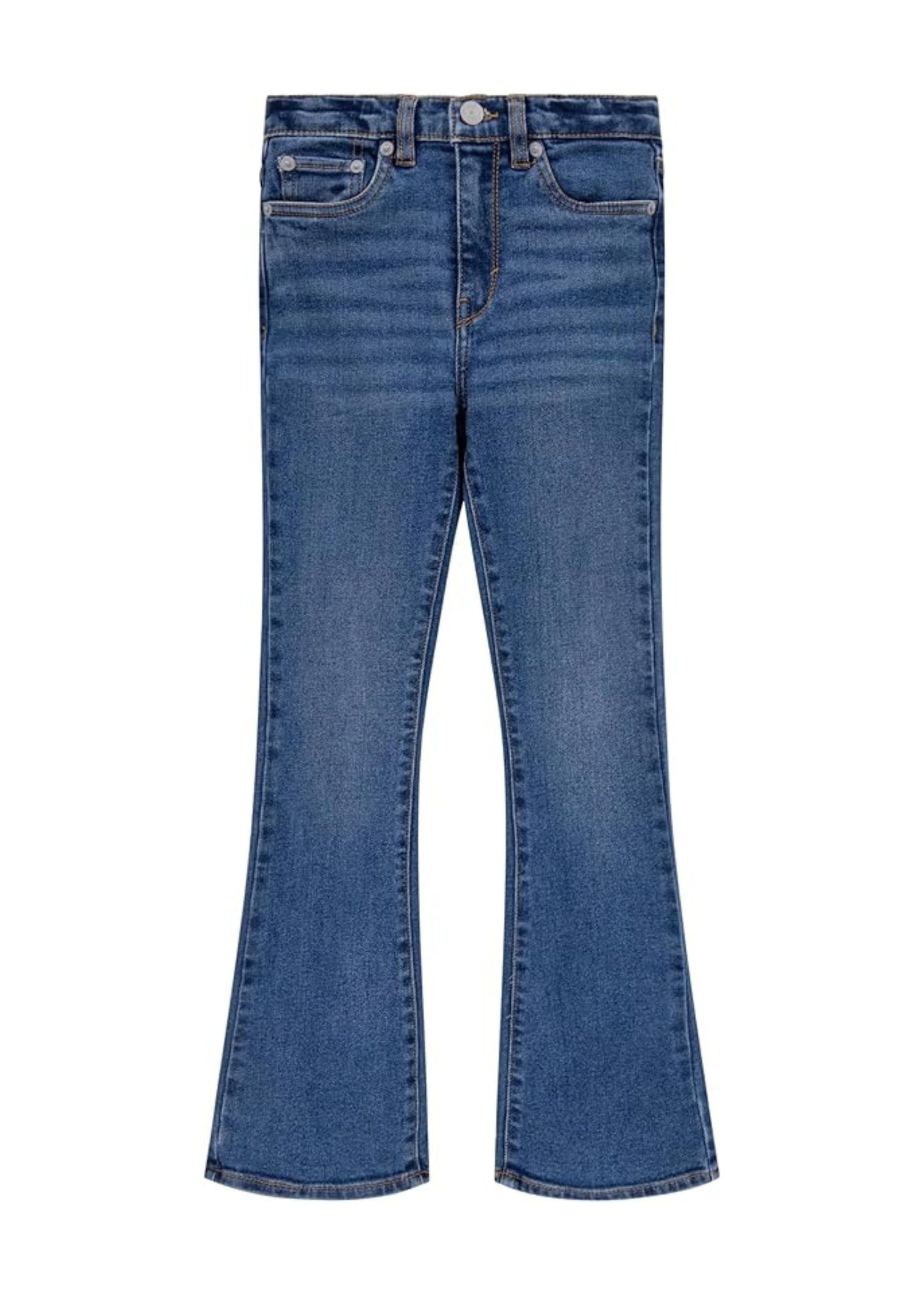 Jeans Hight Rise Flare Denim