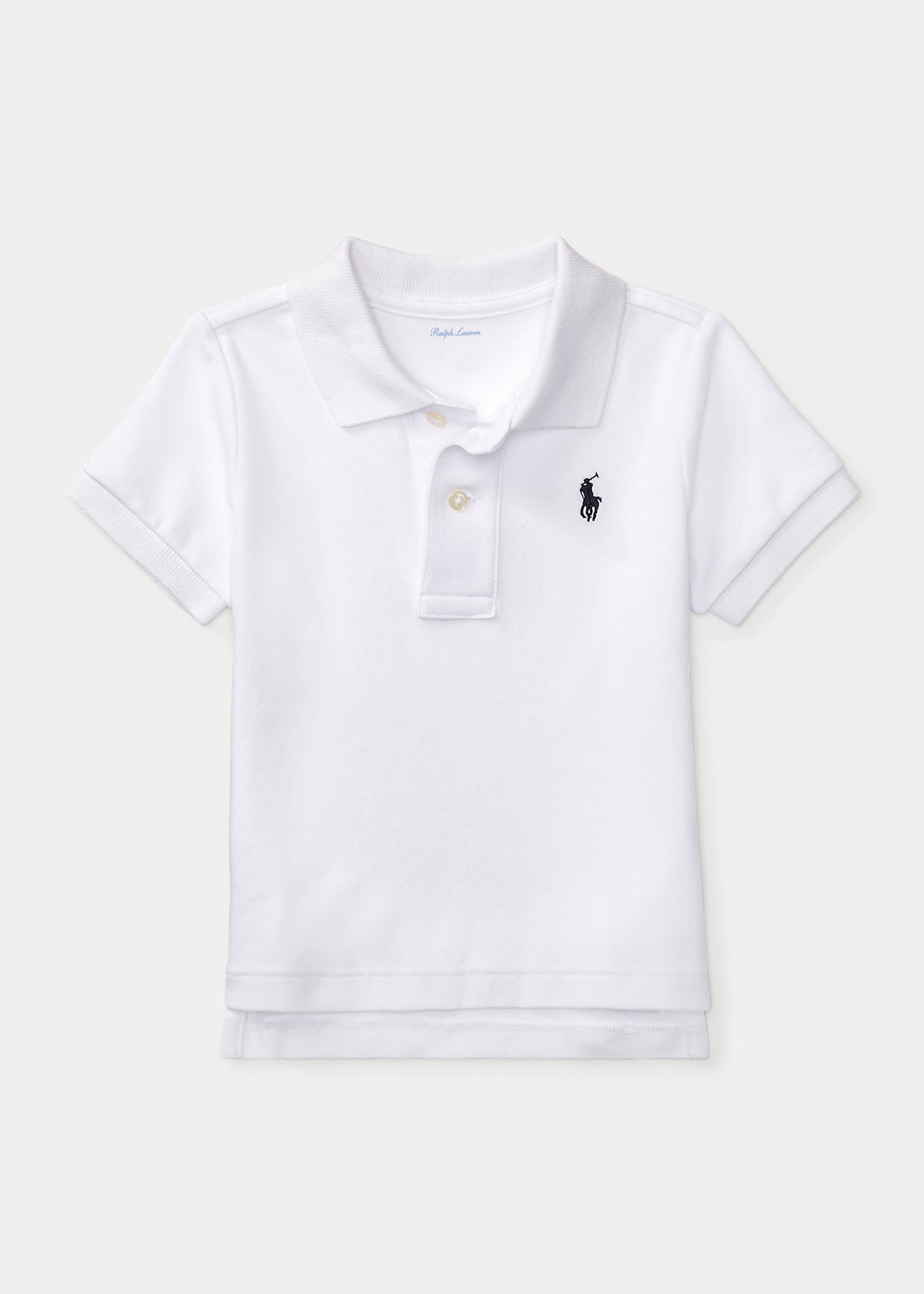 Polo Blanca Manga Corta Bebé