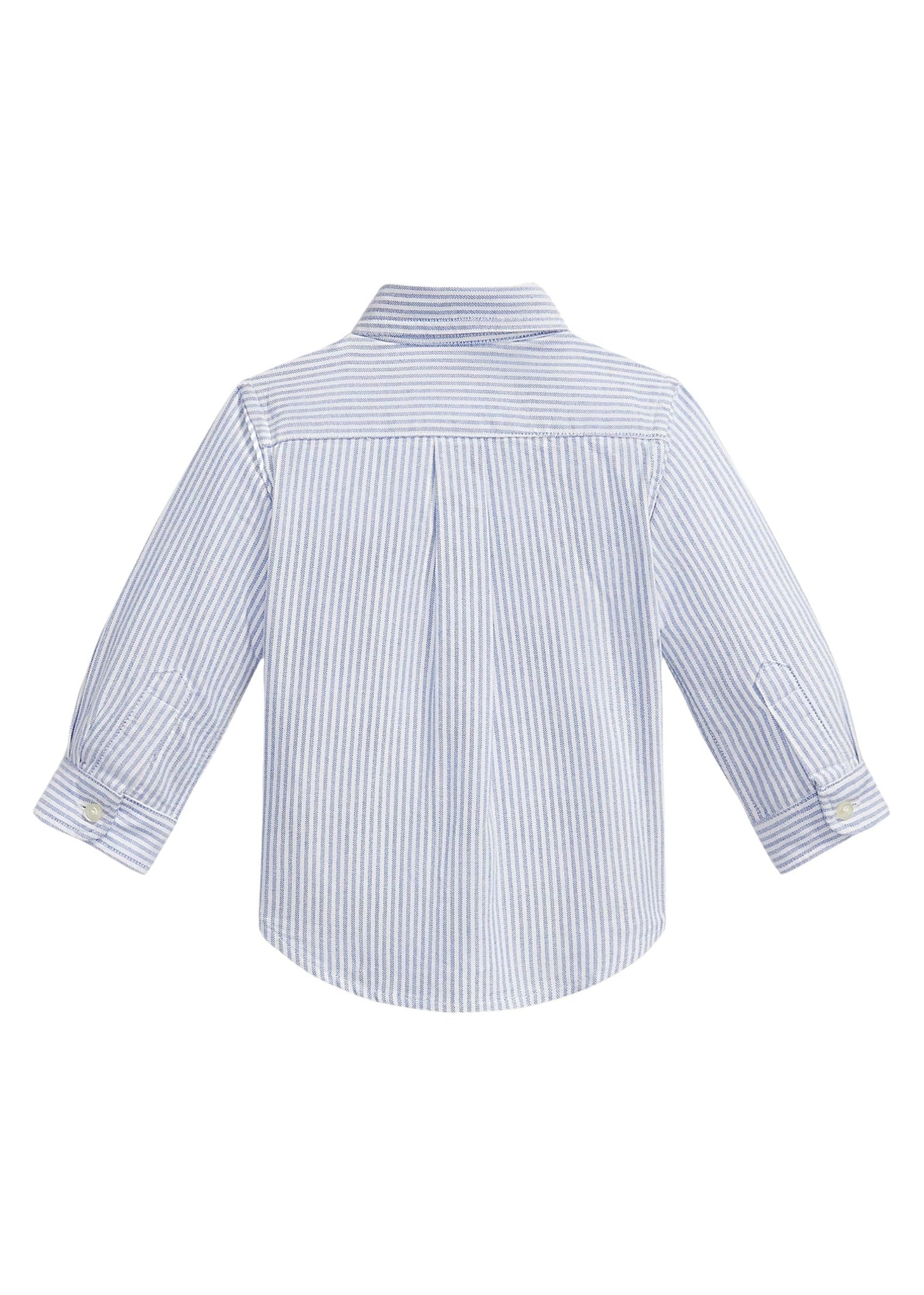 Camisa Oxford Rayas Azul Claro