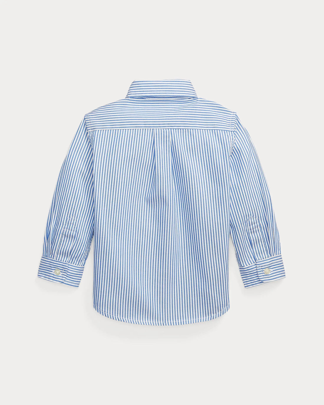 Camisa Rayas Oxford Azul Niño