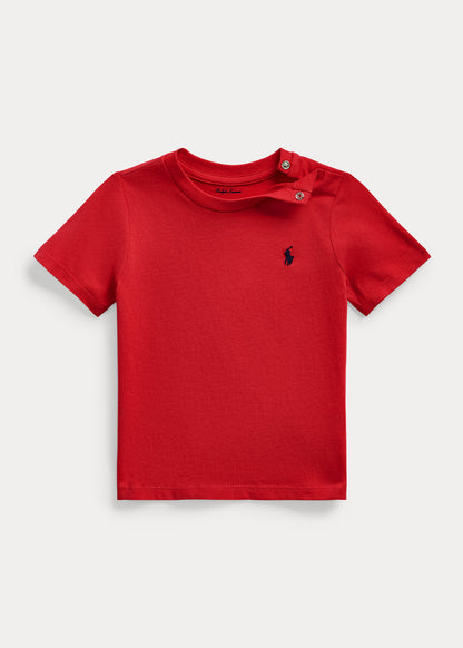 Camiseta Roja Básica Manga Corta Bebé