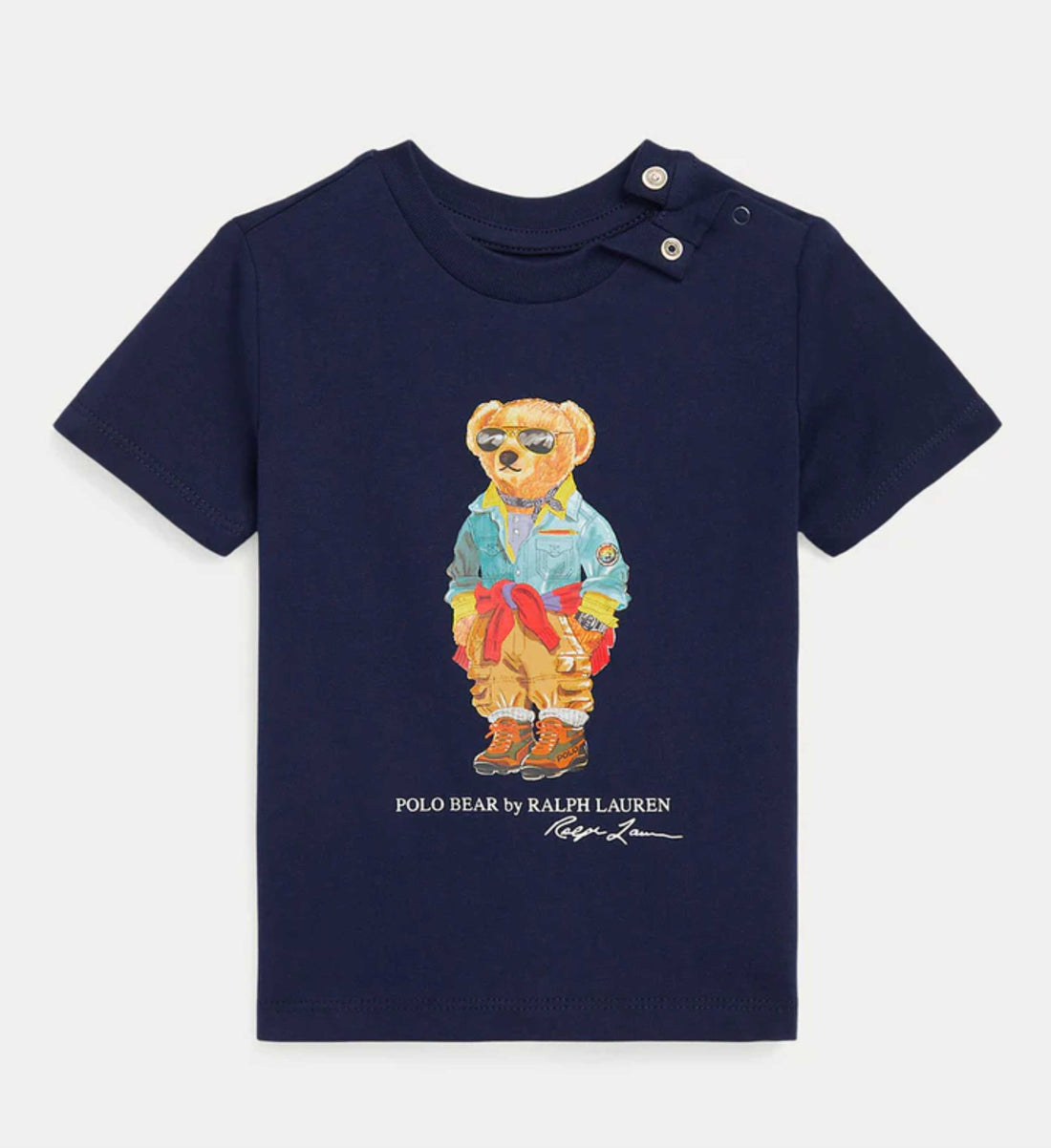 Camiseta Polo Bear Naranja Manga Corta Niña, POLO, KIDS REPUBLIC