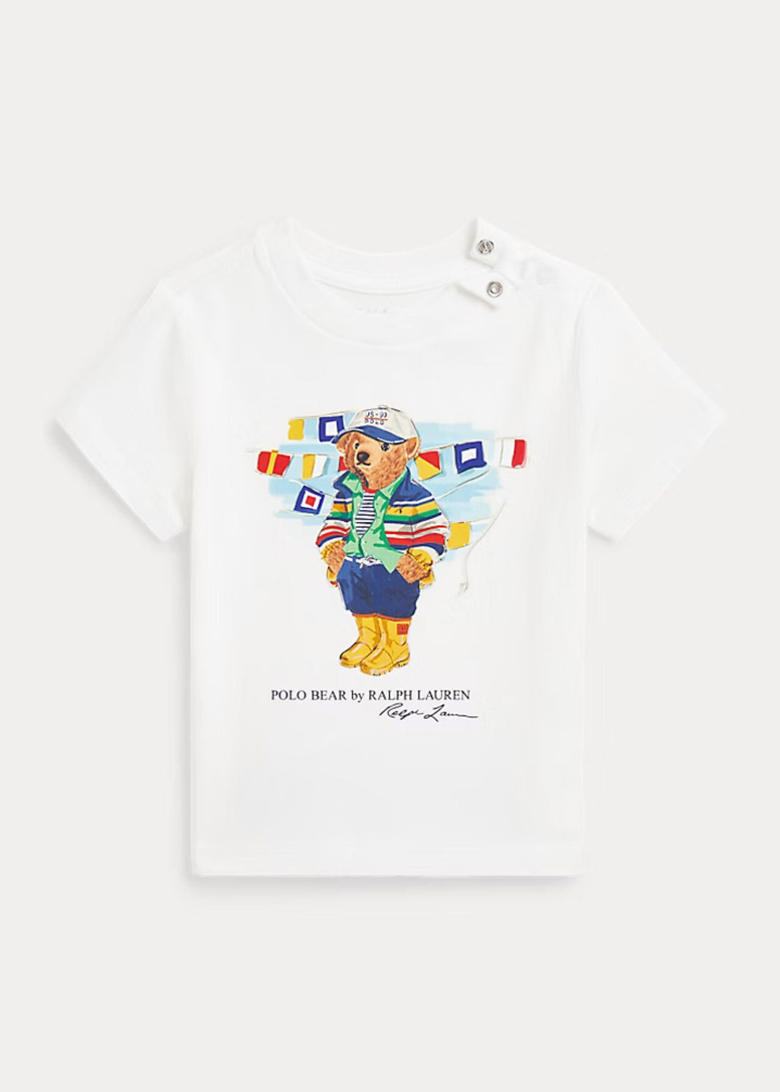 Camiseta Blanca Polo Bear Náutico Bebé