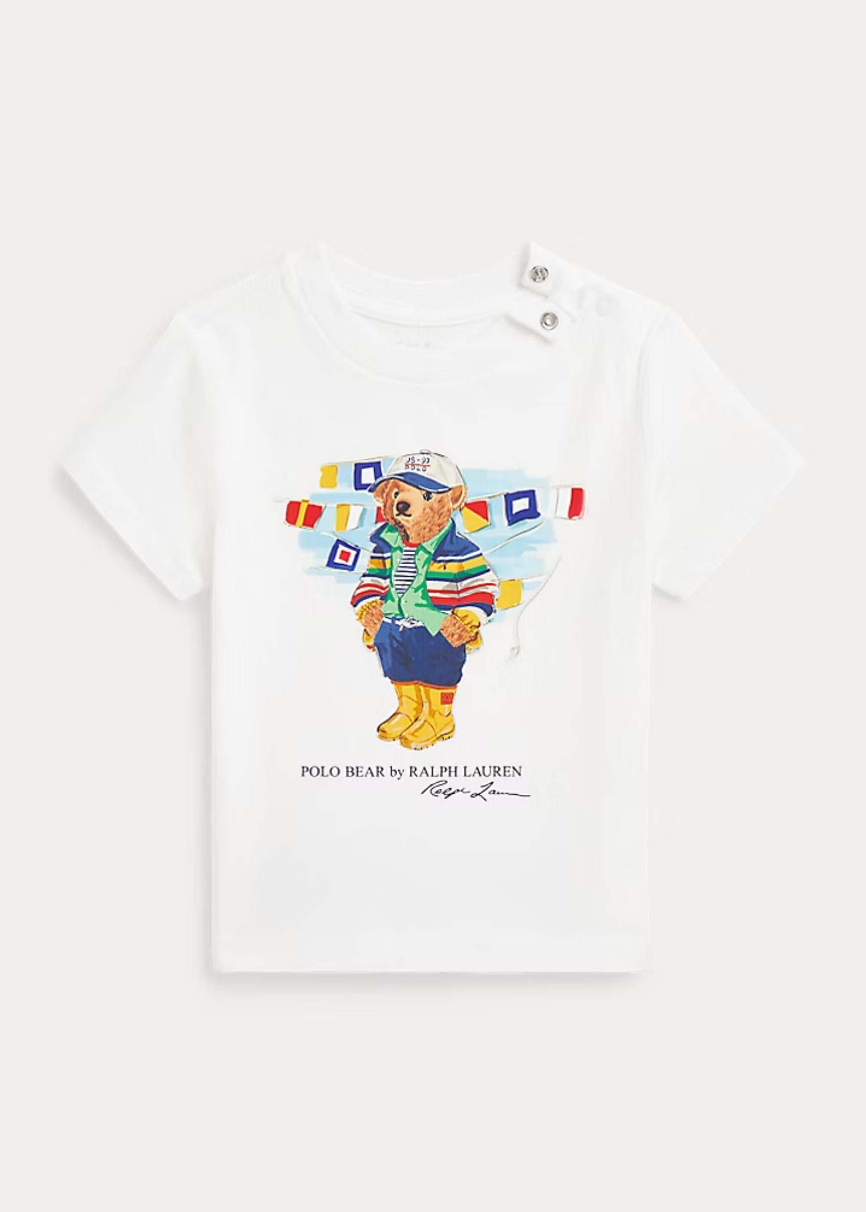 Camiseta Blanca Polo Bear Náutico Bebé