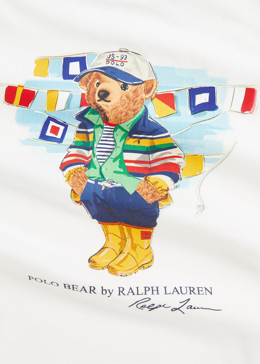 Camiseta Blanca Polo Bear Náutico Bebé