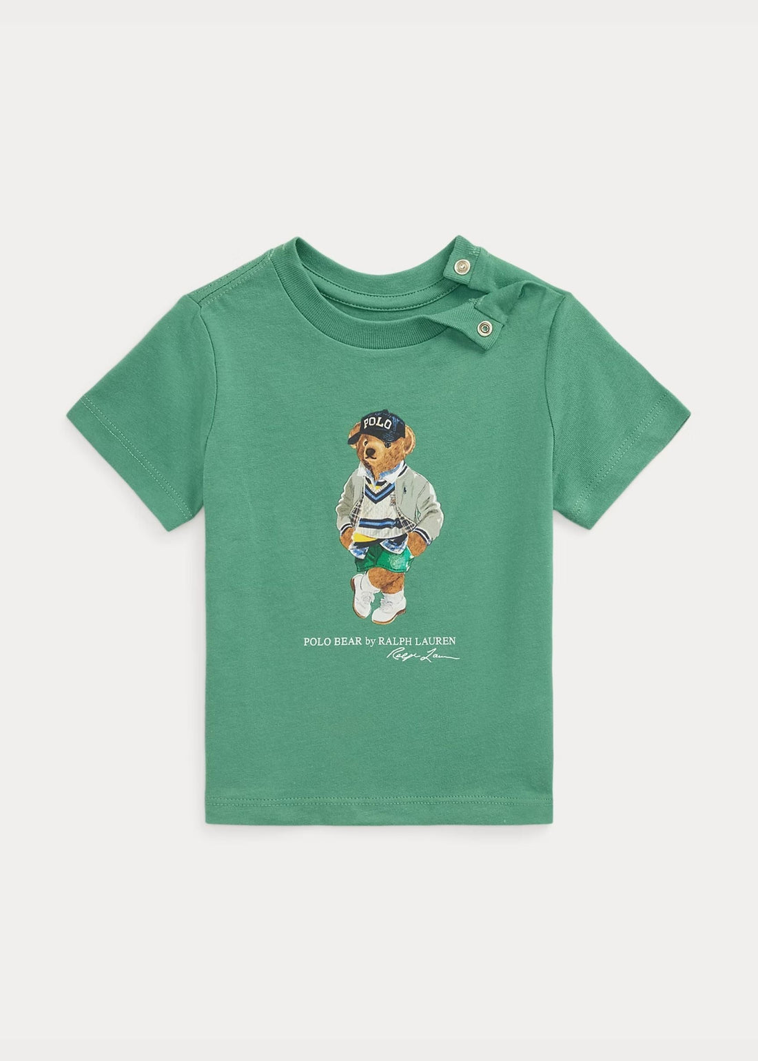 Camiseta Verde Polo Bear Better Cotton Bebé