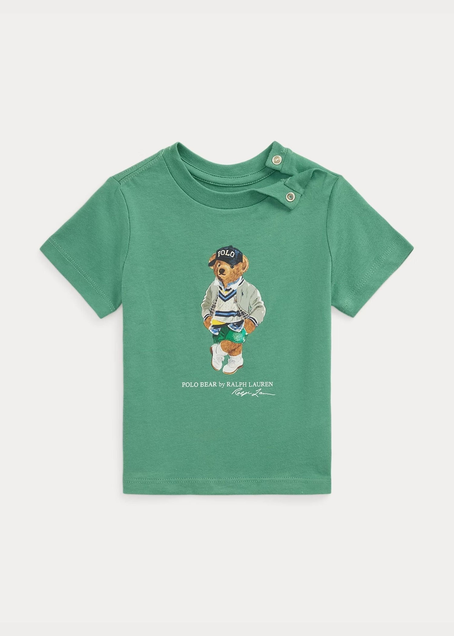 Camiseta Verde Polo Bear Better Cotton Bebé