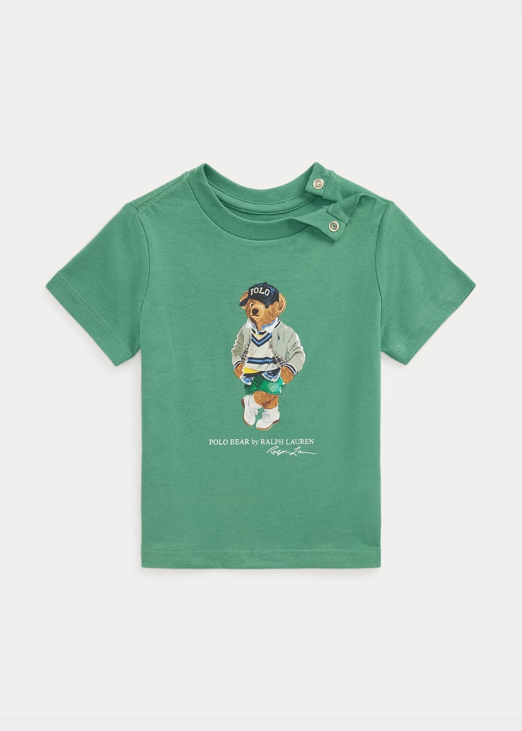 Camiseta Verde Polo Bear Better Cotton Bebé