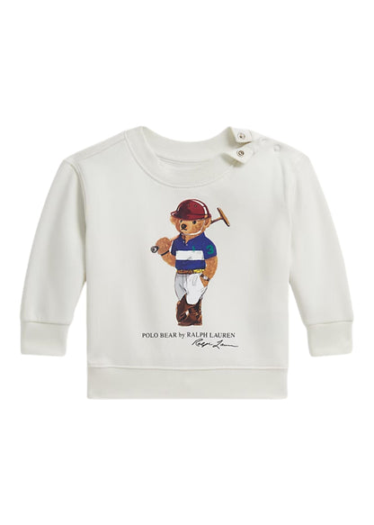 Buzo Blanco Lavado Polo Bear