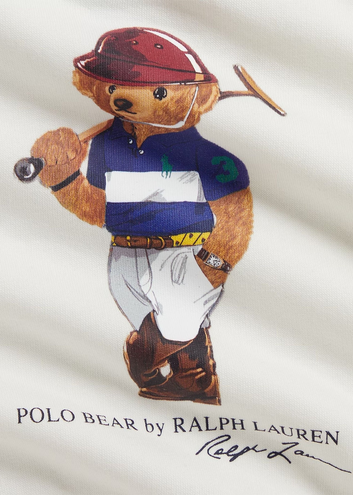 Buzo Blanco Lavado Polo Bear