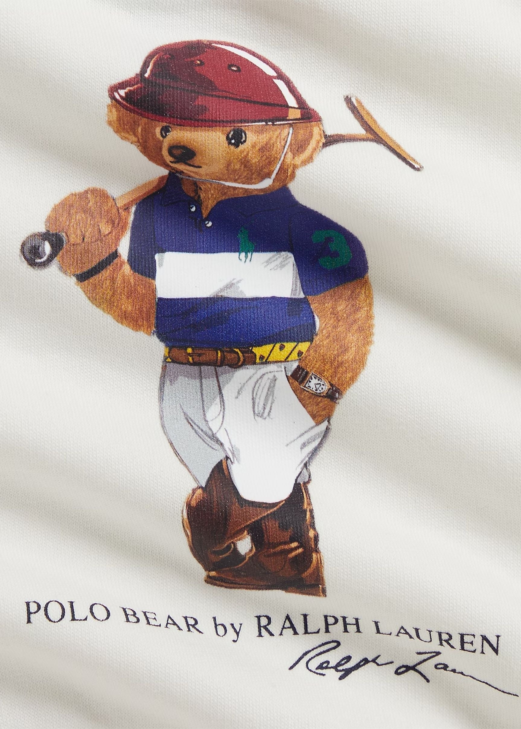 Buzo Blanco Lavado Polo Bear