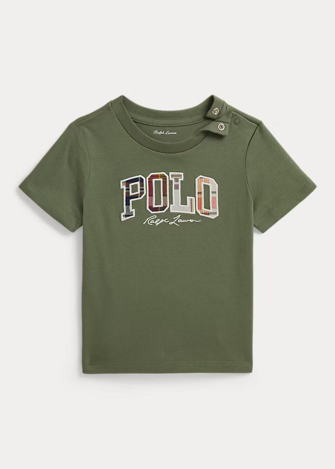 Camiseta Logo Bordado Verde